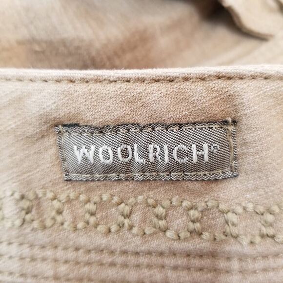 Woolrich Women's Khaki Cropped Capri Pants Size 4 - Picture 4 of 7